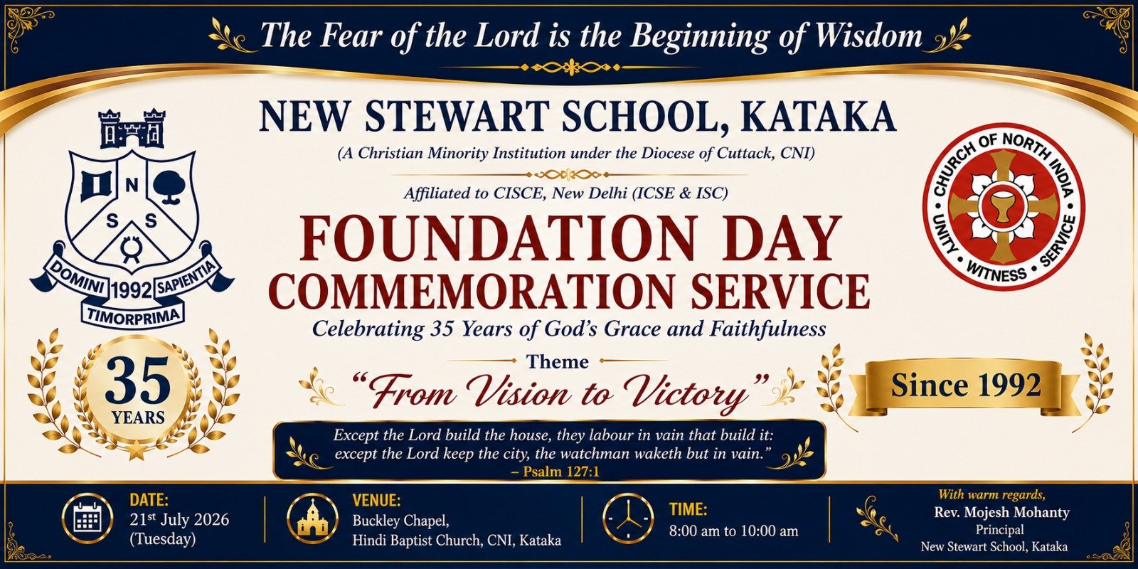 35TH FOUNDATION DAY