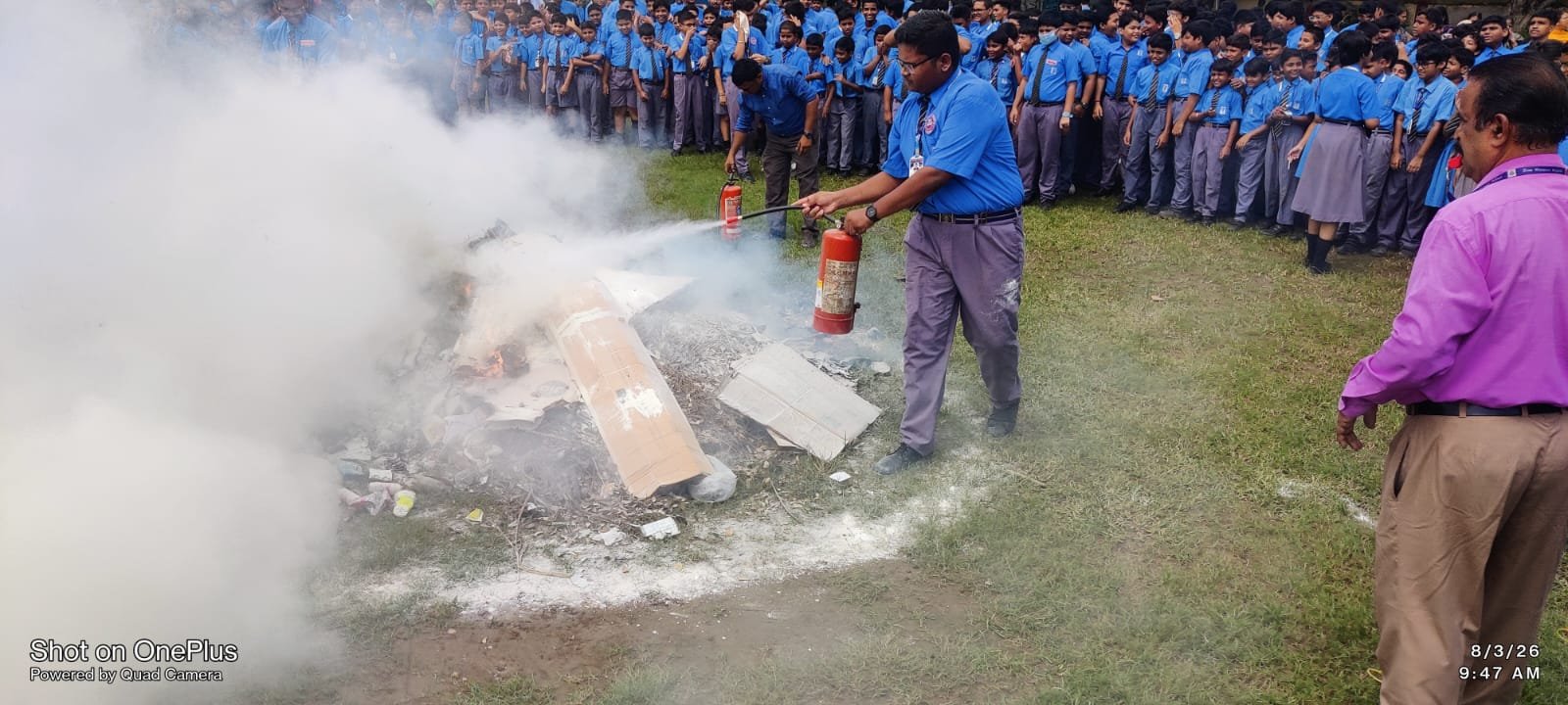 MOCK FIRE DRILL