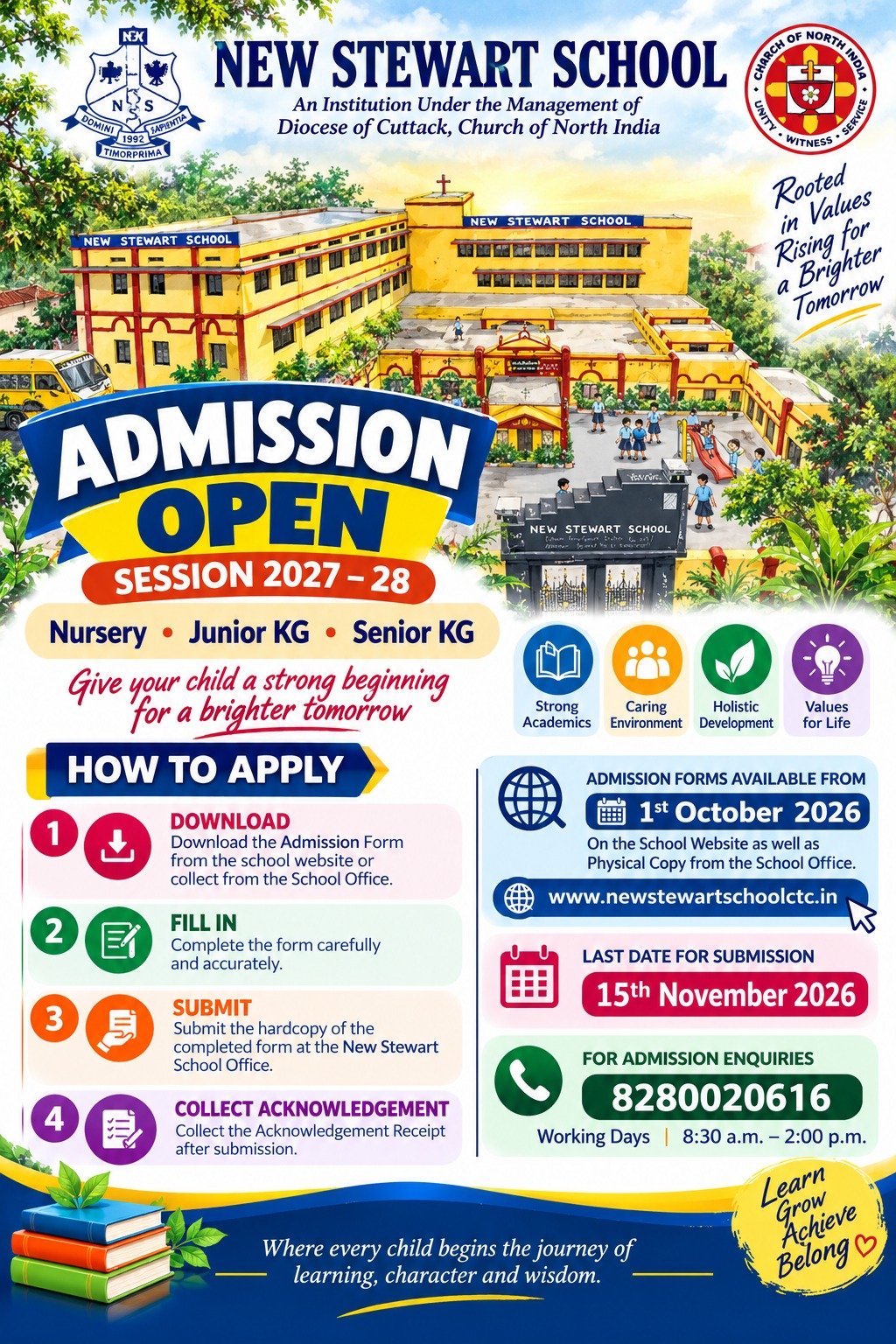 ADMISSION OPEN SESSION 2027-2028